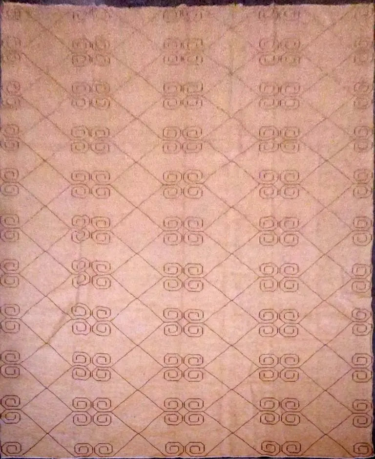 One Of The Kind Afghani Khotan Rug 9'1" x 11'0"